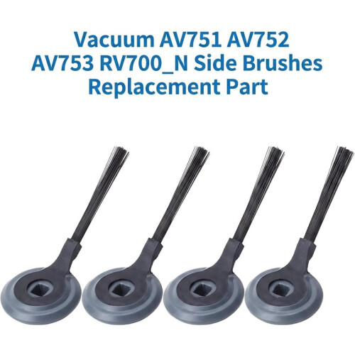 4-Pack Replacement Side Brushes for  ION Robot Vacuum Part 1171FK870 2
