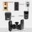 2PCS Speaker Wall Mount Angle Adjustable Speaker Holder Sturdy Bookshelf Speaker Wall Mount Bracket for Surround Sound 3
