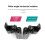 2PCS Speaker Wall Mount Angle Adjustable Speaker Holder Sturdy Bookshelf Speaker Wall Mount Bracket for Surround Sound 5