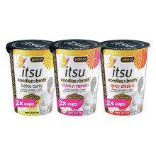 Mixed Pack instant noodles & broth pot 64g | Instant Noodles Snack Multipack | Quick-to-Make Snack | Gluten free | Vegan | Mixed Pack of 6