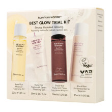 Wonder Best Glow Trial Kit, Strong, Hydrated, Glowing, Daily Routine, Mini Size, Double Cleansing, Toner, Barrier Essence