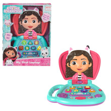 Gabby’s Dollhouse My First Laptop | Interactive Educational Toy Laptop for Kids | Plays Gabby’s Theme Tune | 14+ Fun Sounds & Phrases | Lights &
