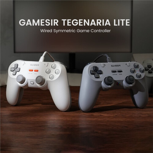Tegenaria Lite Retro Wired Controller Gamepad with Hall Effect Joystick 1000Hz Polling Rate for  2 PC A 2
