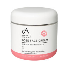 Rose Face Cream 50ml - Natural Moisturiser with Pure Rose Essential Oil - Hydrating, Soothing & Anti-Ageing Face Cream for Dry or Sensitive Skin