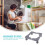 Washing Machine Stand Adjustable Plastic Mobile Supporter for Freezer Dryer Multi-Function Base for Cleaning & Stability 6