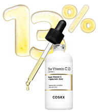 The Vitamin C 13 Serum 20ml (Renewal Edition), 13% Pure Vitamin C Vitamin E & Hyaluronic Acid, Facial Serum for Fine Lines, Uneven Skin Tone & Dull