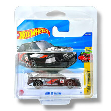 - Audi 90 Quattro - Peak Pursuit 2/10 - JBC04 - Short Card - Black - Mattel 2025 - Officially Licensed Audi Model in Racing Design in Scale 1:64