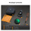 67mm Press-on ND2-32 Phone Lens Filter Kit, Multi-Coated Variable Neutral Density Light Reduction Filter Compatible with iPhone 17/16/15/14/13/12, 7