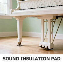 Coupes de Protection pour Roulettes de Piano de 10,3 cm (4,06 Po), Repose-Pieds et Butées pour Pieds de Pianos à Queue et Droits