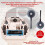 4-Pack Replacement Side Brushes for  ION Robot Vacuum Part 1171FK870 6