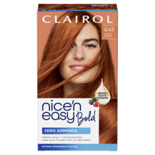 Nice N Easy Permanent Bold Zero Ammonia Hair Dye 6.43 Sunset Copper