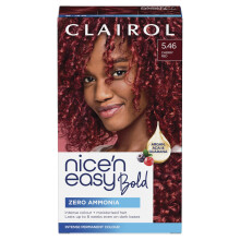 Nice N Easy Permanent Bold Zero Ammonia Hair Dye 5.46 Cherry Red