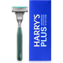Plus Razor Handle in Limited Edition Moss including one Harry's Plus Blade