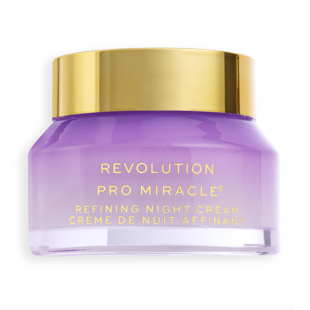 Revolution Pro Miracle Retinoid Refining Night Cream, Nourishing Overnight Moisturiser for a Renewed & Radiant Complexion, 50ml - Image 3