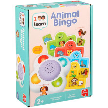 I Learn Bingo Animals – Electronic Kids Bingo Game, Interactive Animal Sound Games for Children - 24 Unique Sounds, Tiles, Bingo Cards & Guide –