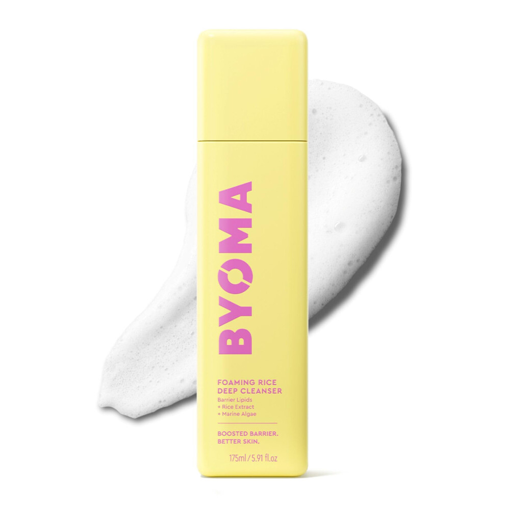 BYOMA Foaming Rice Deep Cleanser (175ml) Hydrating Gel to Foam Cleanser with Cer - Image 5