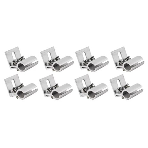 8pcs Solar Panel Mounting Bracket Solar PV Panel Roof Tile Clamp Aluminum Clamps for PV Module Racking with Fixation