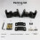 2PCS Speaker Wall Mount Angle Adjustable Speaker Holder Sturdy Bookshelf Speaker Wall Mount Bracket for Surround Sound 6