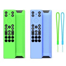 Pacote com 2 Capas de Silicone para Controle Remoto de TV para TCL RC923A/RC813A - Capa Protetora Antiderrapante e Anti-Queda