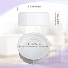 10pcs Narrow Baby Bottle Caps for Dr Brown, Medela, Ameda Bottles - Leak-Proof & Durable