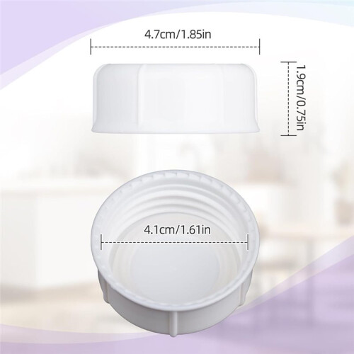 10 Tappi Stretti per Biberon Dr Brown, Medela, Ameda - A Prova di Perdite e Resistenti