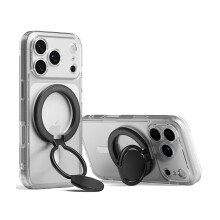 Dual Magnetic Smart Holder Compatible with MagSafe Accessories [Multi-Angle Hinge] Slim Adjustable Double-Sided Magnetic Stand Holder for iPhone,