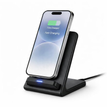 HiFEN Wireless Charger, 15W Fast Wireless Charing Stand Qi Certified for iPhone 17 16 15 14 13 12 11 Pro Max Xmas XR, Samsung Galaxy S24 S23 S22