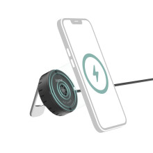 Wireless Qi2 25W Charger, Inductive Charging Pad, Fast Charging, 25 W, Black