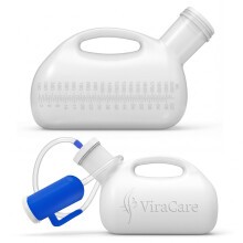 Portable Urine Bottles Male 2000ml| Male Urinal Collector for Bedridden & Elderly | Mens Urine Bottles Spill Proof | Pee Bottle for Men with Tube &