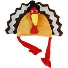 Ram Turkey Hat Adult Fancy Dress Christmas Xmas Thanksgiving Turkey Hat