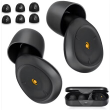 Reusable Silicone Ear Plugs for Sleep & Noise Reduction – 32dB Comfortable Soft Earplugs for Concerts, Travel, Studying & Work – Washable Hearing