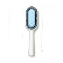 (Blue)Outil brosse peigne de toilettage pour chien chien chat enlève les nœuds de poils flottants sous-poil