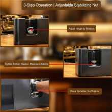 Espresso Tamping Station,Multifunctional Espresso Tamper Station,Adjustable Height Portafilter Holder