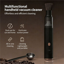 Miniature Handheld Coffee Grinder Vacuum with Strong Suction and Quiet Operation for Efficient Cleaning