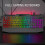 RAINBOW LED USB GAMING KEYBOARD MOUSE HEADSET SET FOR PC MAC PS4 PS5 XBOX UK 2