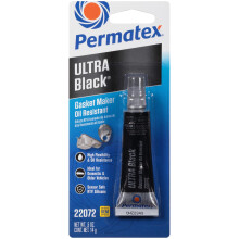 22072 Ultra Black RTV Silicone Gasket Maker: Low Odor, Sensor-Safe, Non-Corrosive Sealant with Oil Resistance 14g
