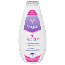 UltraFresh Intimate Powder for Daily Feminine Hygiene, Fresh Scent Deodorises & Prevents Odour, Talc-Free, 100 g