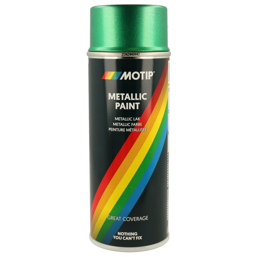 Motip Green Metallic Spray 400Ml 04043 - Image 3