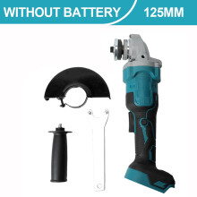Meuleuse d'angle 125mm sans balais, vitesse variable, pour batterie Makita 18V
