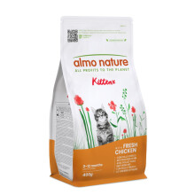 Kitten - Kibble for Kittens with Fresh Chicken - For Balanced Growth from 2 to 12 Months, Suitable for Pregnancy and Nursing - 400g Bag