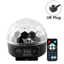 (UK)Illuminazione Palcoscenico Discoteca Led Sette Colori Luce Rotante per Ktv Bar Palco Regali