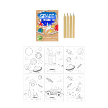 (Pack of 1) Eco Friendly Mini Space Colouring Set