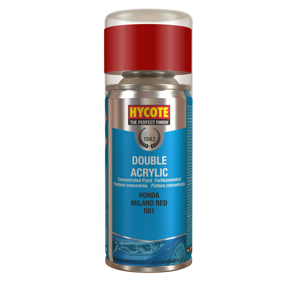 Double Acrylic Aerosol Car Spray Paint, Honda Milano Red, 150 ml - Image 10