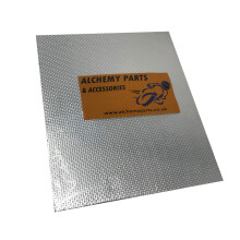 Motorcycle Heat Shield Sheet Stick On Self Adhesive for Exhaust Engine Motor Motorbike Race Bike Car Reflective Heat Deflector Protection (Single
