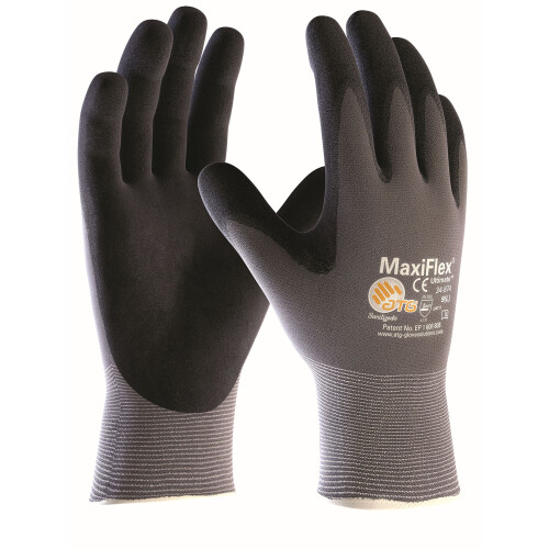 MaxiFlex Ultimate Work Gloves Size 9 (L) Pack of 3