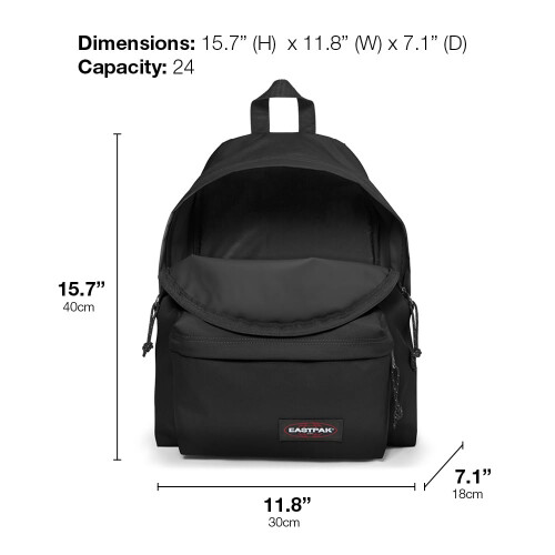 Eastpak PADDED PAK'R Backpack, 24 L - Black Denim (Grey) 1