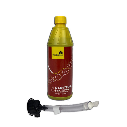 refill oils - 500ml High Temperature Red with spout