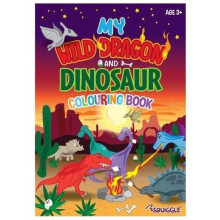 (1 Book) My Wild Dragon and Dinosaur Colouring Book