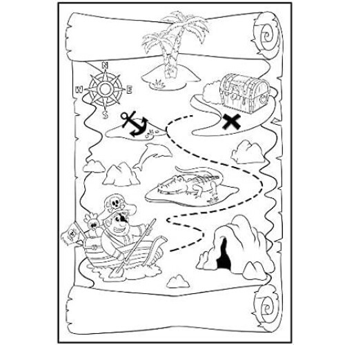 (1 Book) My Pirate Adventure Colouring Book 2