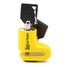 564A Most Compact Motorcycle Disc Lock, ø5mm, Lightweight, and Portable, More Visible, More Deterrent, Steel, Universal Anti Theft Wheel Brake Lock